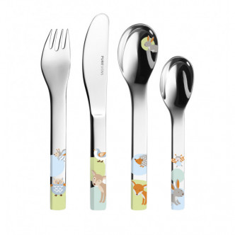 SET 4 CUBIERTOS WOODY