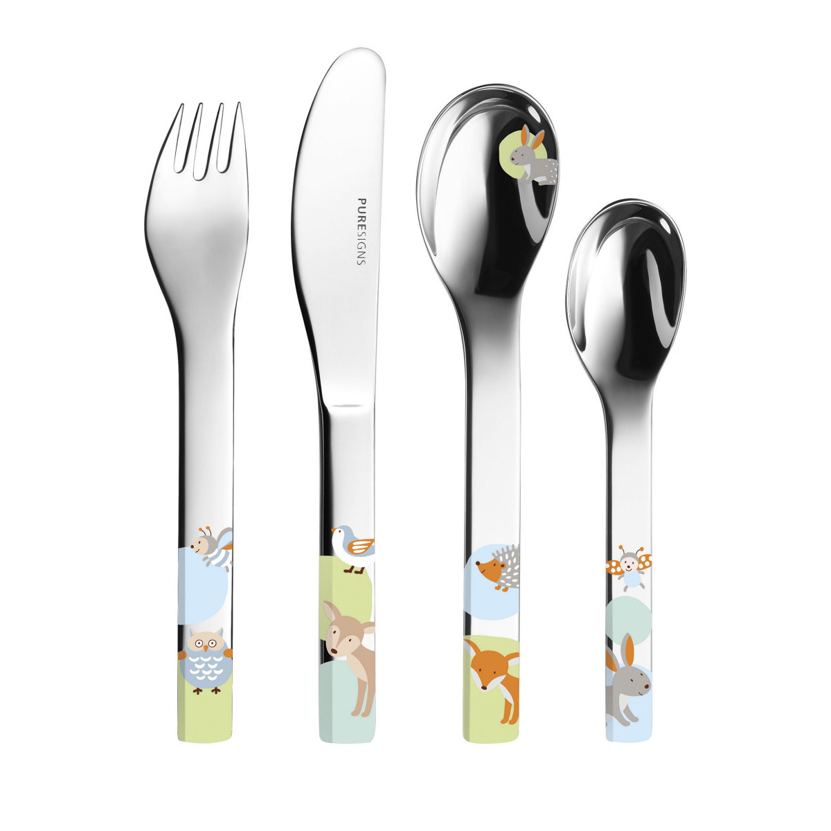 SET 4 CUBIERTOS WOODY