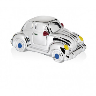 HUCHA COCHE ESCARABAJO COLOR 13.5X6.5CMS