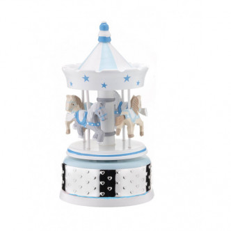 CARROUSEL MUSICAL CABALLITOS CORAZONES