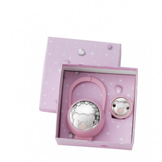 SET PINZA Y PORTACHUPETES CARA OSO