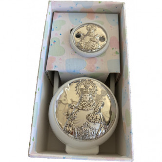 SET P.CHUPETES+PINZA VIRGEN COVADONGA