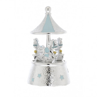 CARROUSEL MUSICAL CABALLOS  10X17