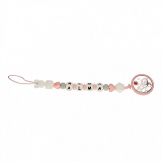 PINZA CHUPETES ABALORIOS PERSONALIZADA