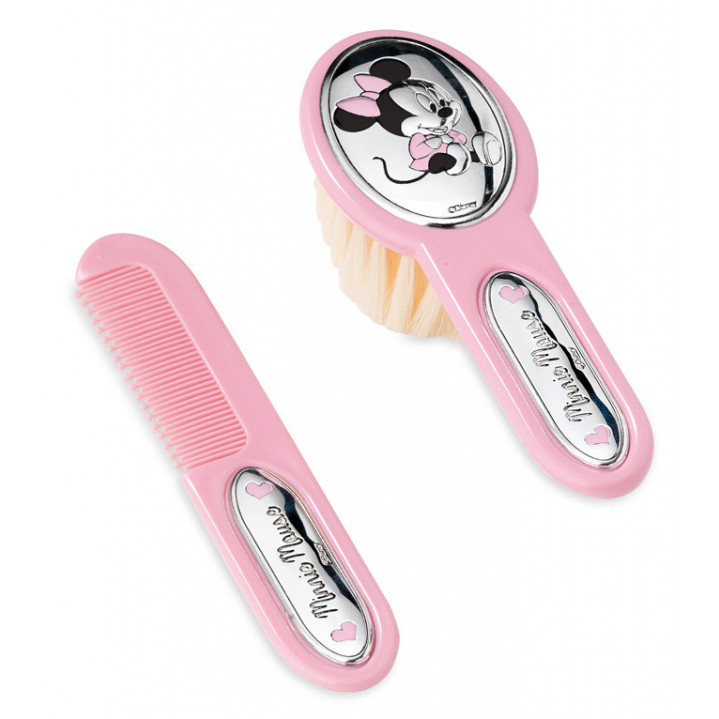 SET PEINE-CEPILLO MINNIE ROSA-W5563R