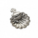 CONCHA BAUTIZO PLATA LEY 925 14X11CMS CRUZ