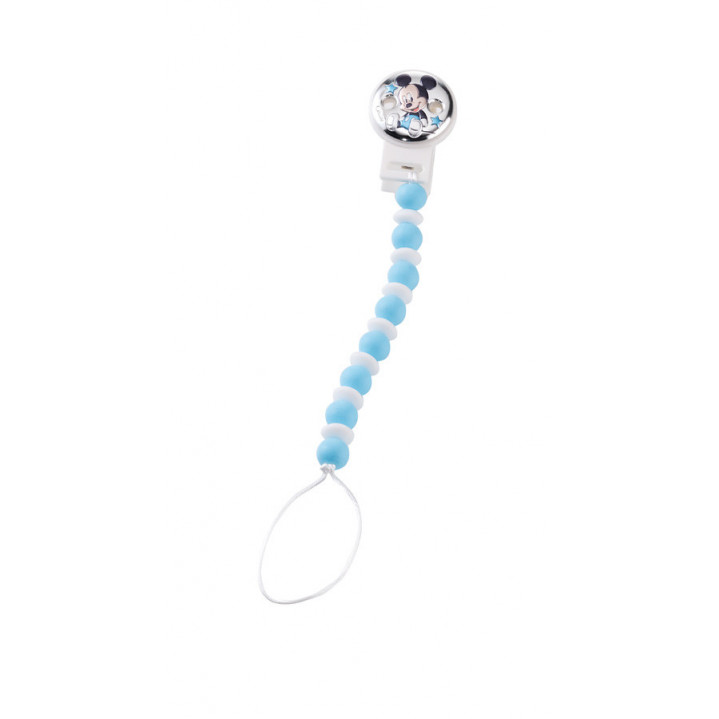 PINZA CHUPETES MICKEY MOUSE CELESTE