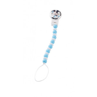 PINZA CHUPETES MICKEY MOUSE CELESTE