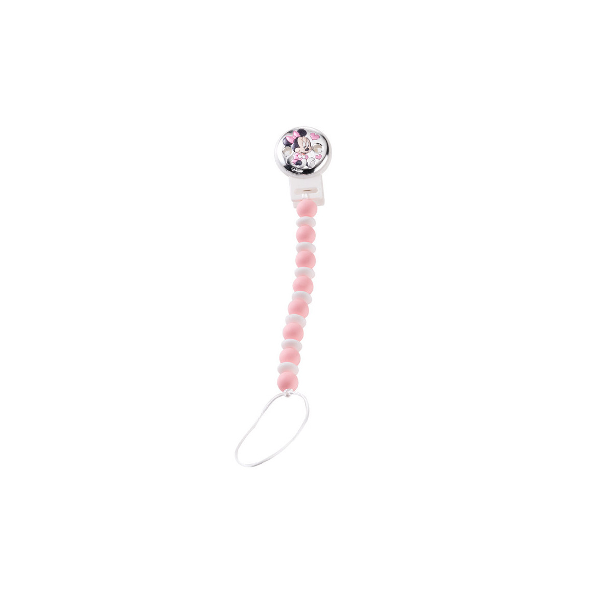 PINZA CHUPETES MINNIE ROSA