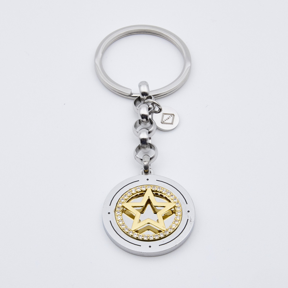 LLAVERO ESTRELLA BICOLOR STRASS LLAVERO ESTRELLA BICOLOR STRASS