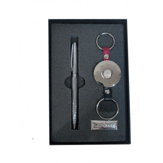 KIT BOLIGRAFO + LLAVERO REDONDO PIERRE CARDIN