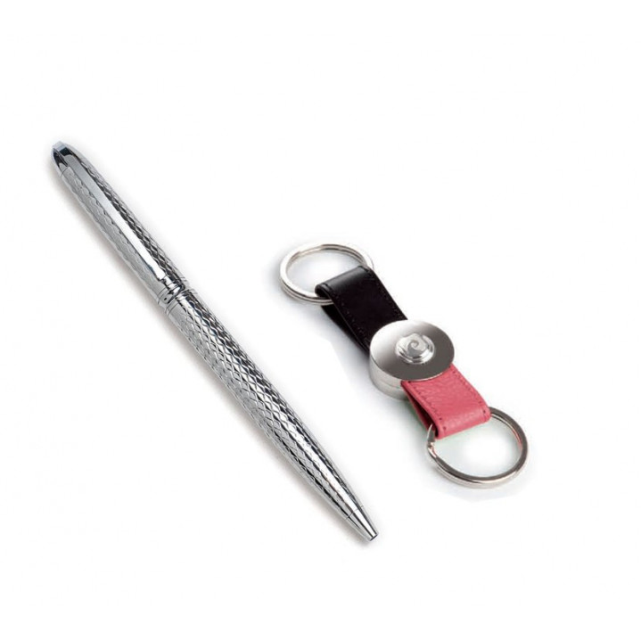 KIT BOLIGRAFO + LLAVERO REDONDO PIERRE CARDIN