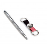 KIT BOLIGRAFO + LLAVERO REDONDO PIERRE CARDIN
