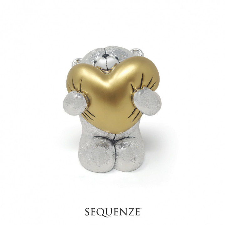 HUCHA FOREVER FRIENDS OSO CORAZON 17.5CMS