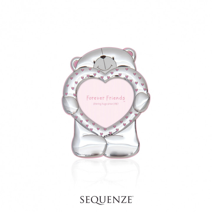 P.FOTOS FOEVER FRIENDS OSO CORAZON FORMA 10CMS