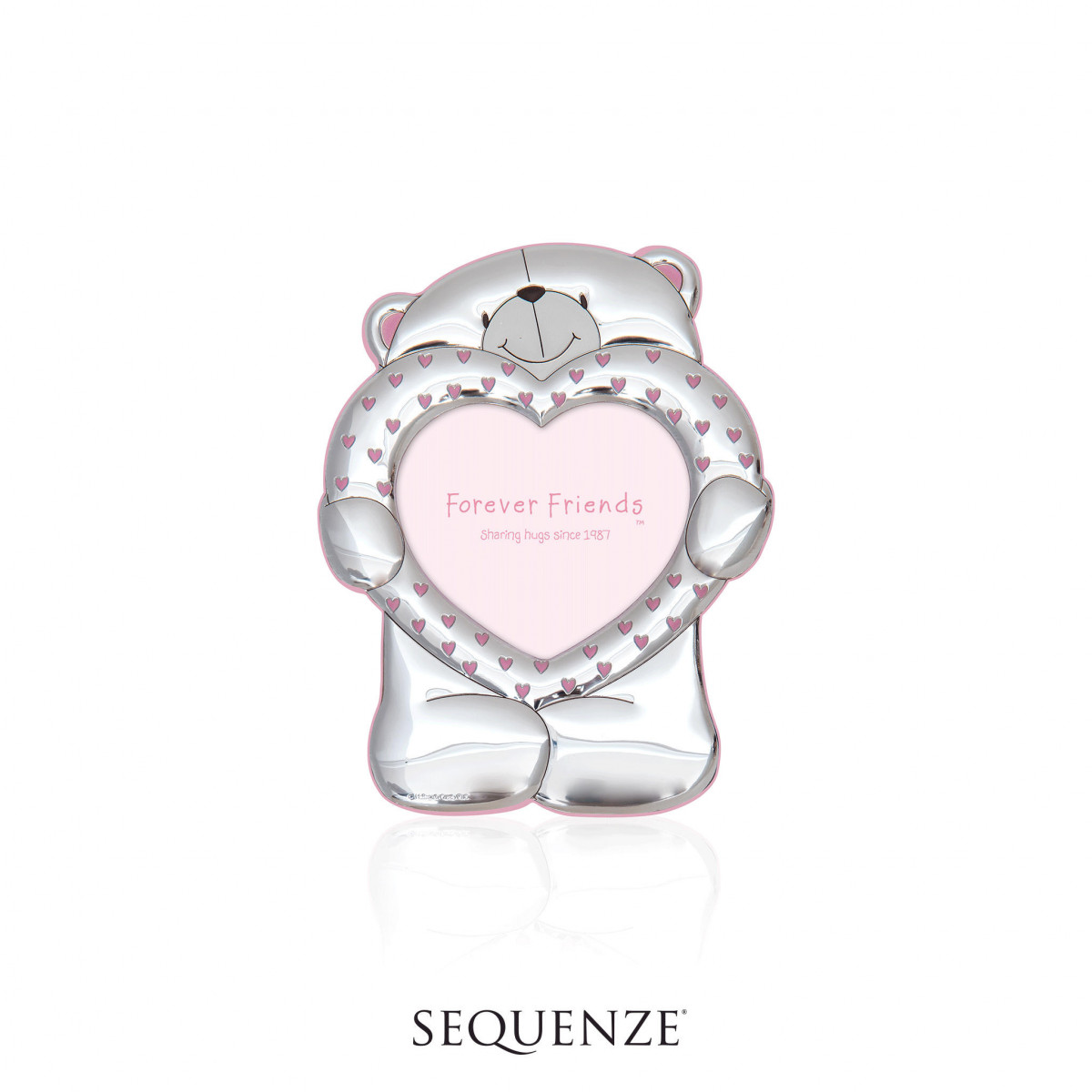 P.FOTOS FOEVER FRIENDS OSO CORAZON FORMA 10CMS