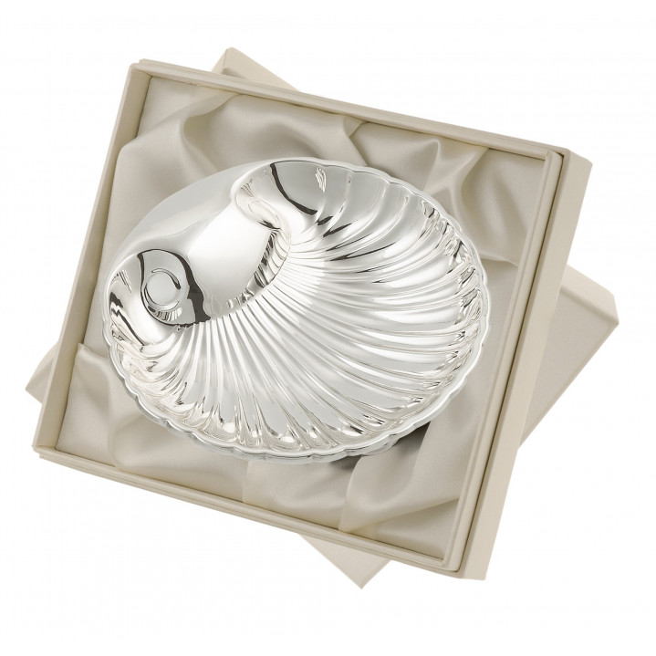 CONCHA PLATA 925 12X12 CON ESTUCHE