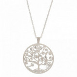 COLGANTE ARBOL VIDA 4CMS DIAM STRASS PLATA 925