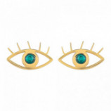 PENDIENTES OJO PLATA 925