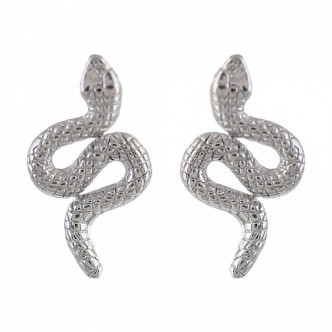 PENDIENTES SERPIENTE PLATA 925