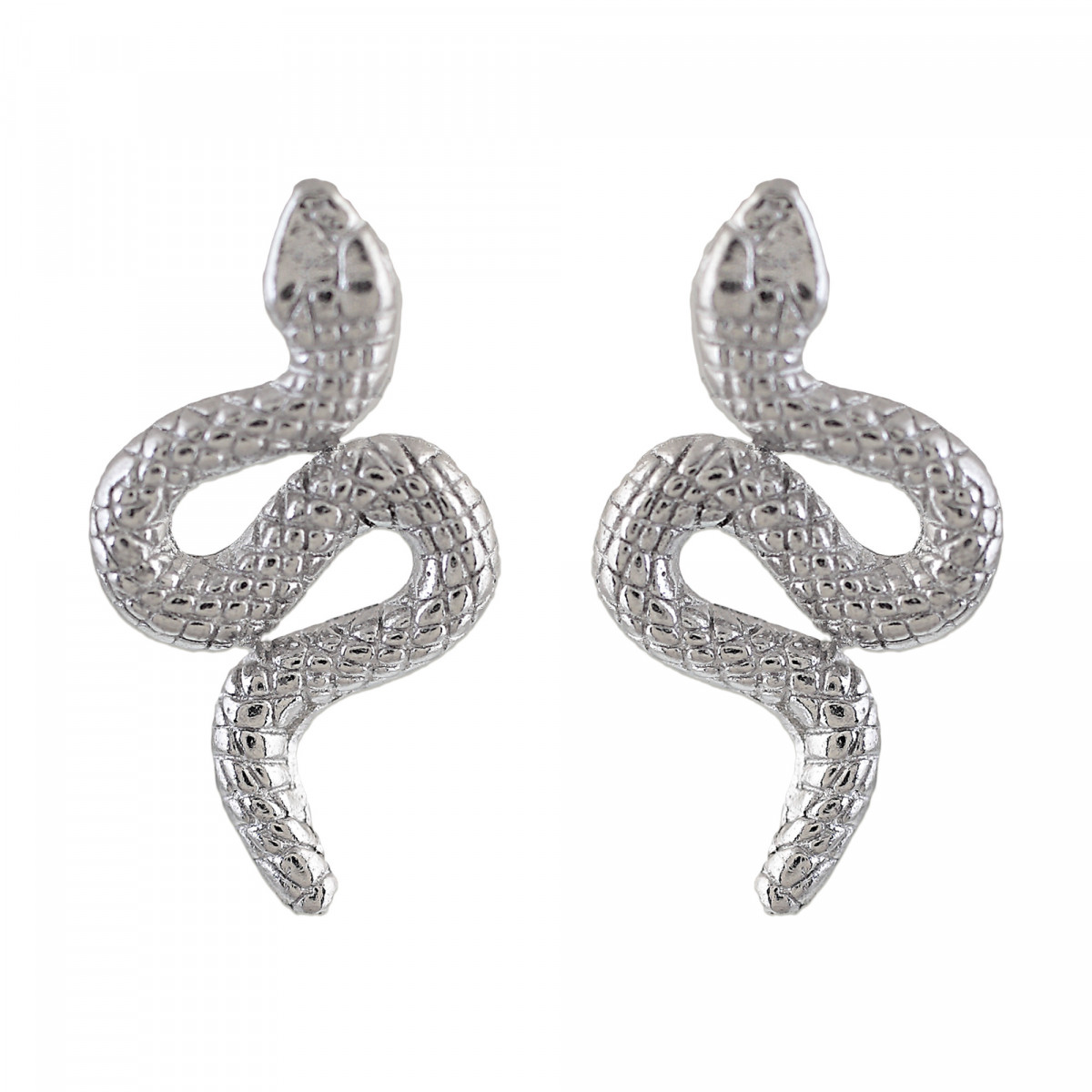 PENDIENTES SERPIENTE PLATA 925