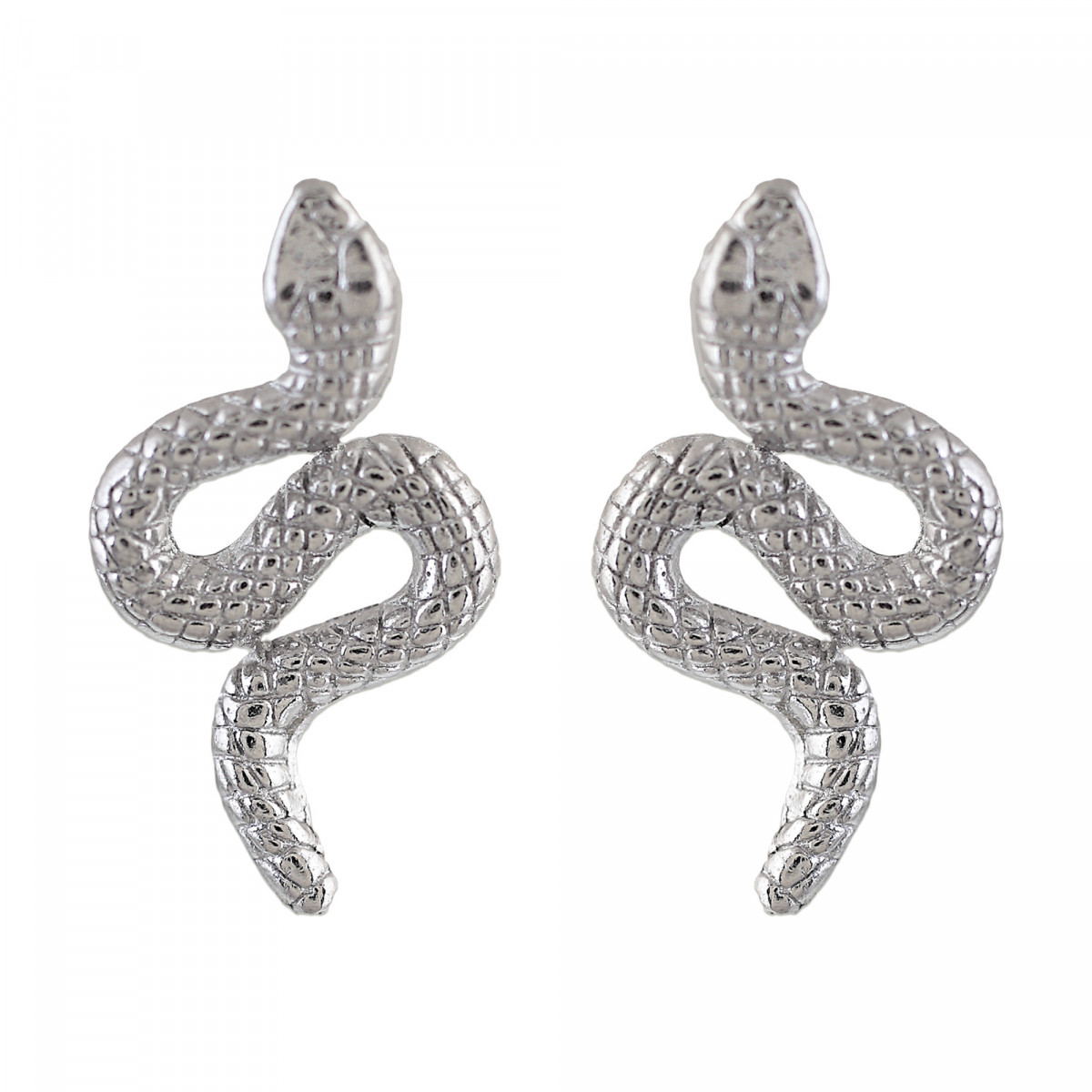 PENDIENTES SERPIENTE PLATA 925