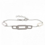 PULSERA ESLABON PLANO PLATA 925