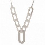 COLLAR ESLABON PLANO PLATA 925