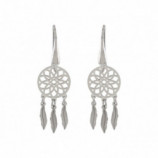 PENDIENTES 3 PLUMAS PLATA 925