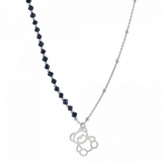 COLLAR COLGANTE OSO 40+5CMS PLATA 925