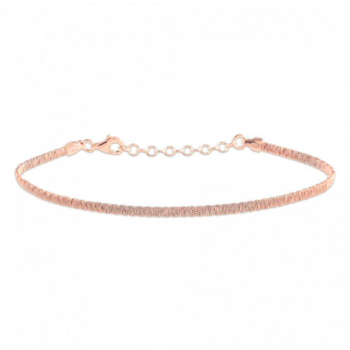 PULSERA PLATA 925 16+3 ROSE