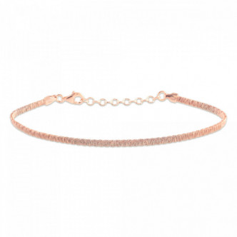 PULSERA PLATA 925 16+3 ROSE