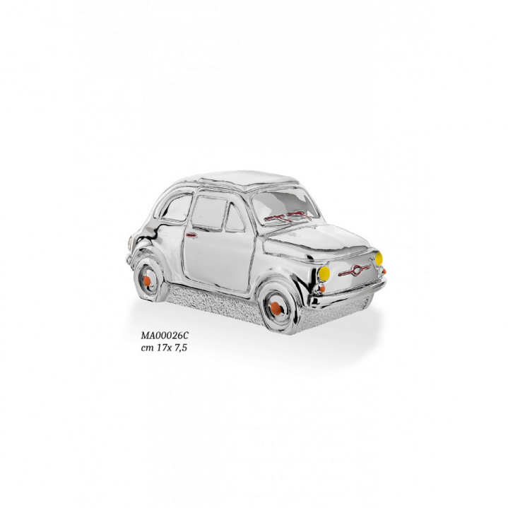 HUCHA FIAT 500 DECORADA 17X7.5CMS