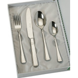 SET 4 CUBIERTOS CADETE ACERO ESTUCHE BEIGE