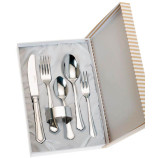 ESTUCHE 5 CUBIERTOS Y SERVILLETERO BEIGE