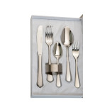 ESTUCHE 5 CUBIERTOS + SERVILLETERO BEIGE