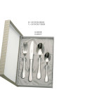 SET 4 CUBIERTOS ESTUCHE BEIGE