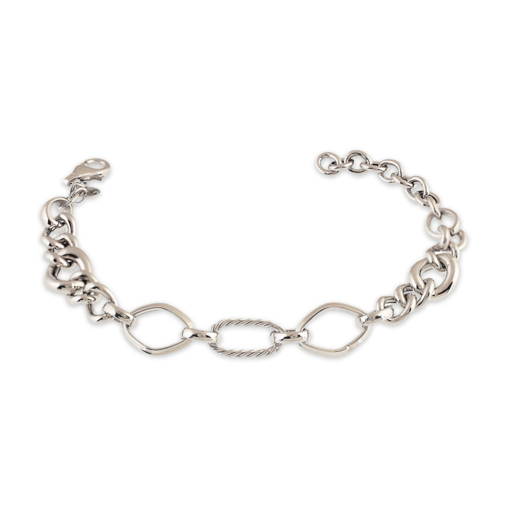 PULSERA SEÑORA PLATA 925 22.50CMS