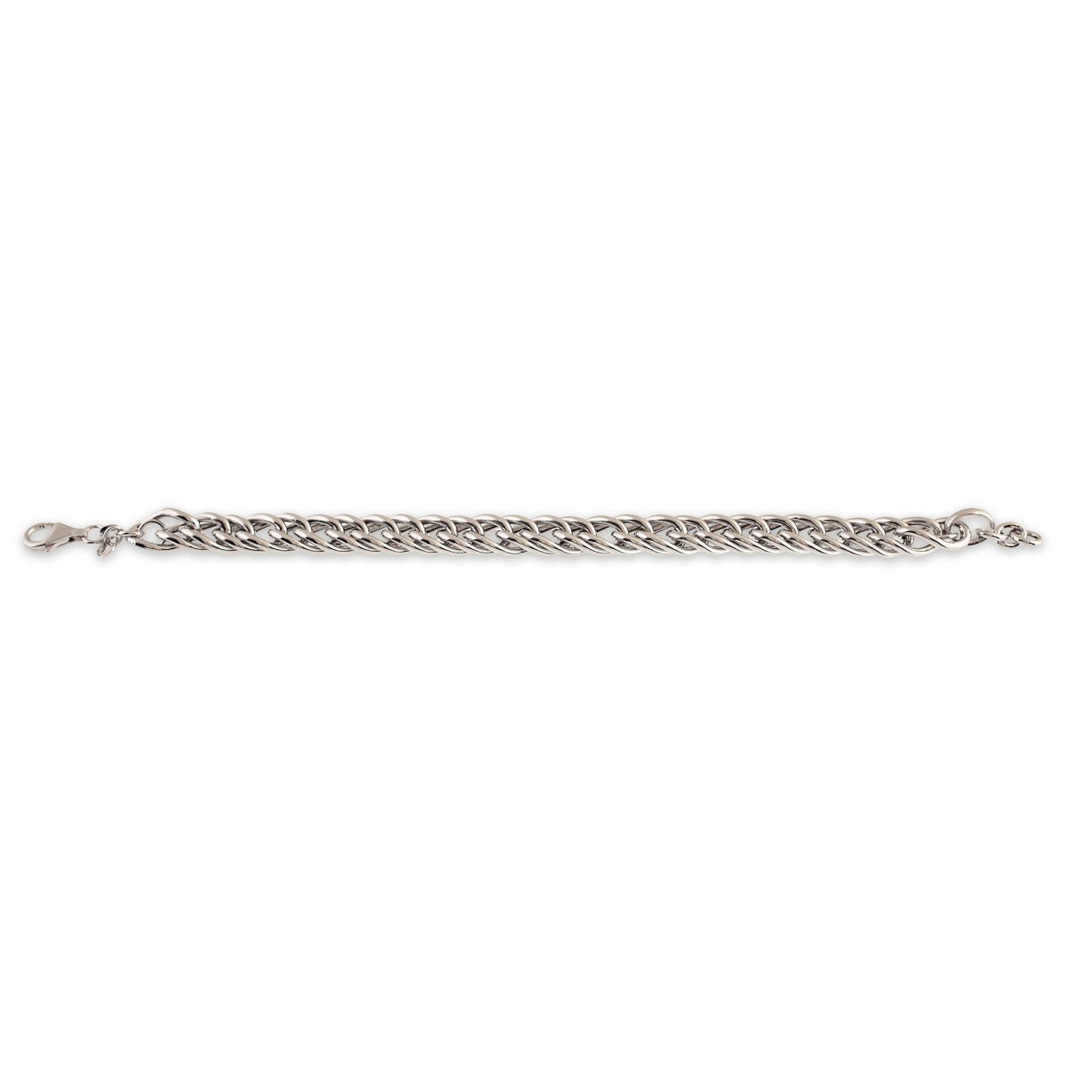 PULSERA SEÑORA CADENA PLATA 925 22.5CMS