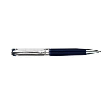 BOLIGRAFO PLATEADO AZUL PIERRE CARDIN