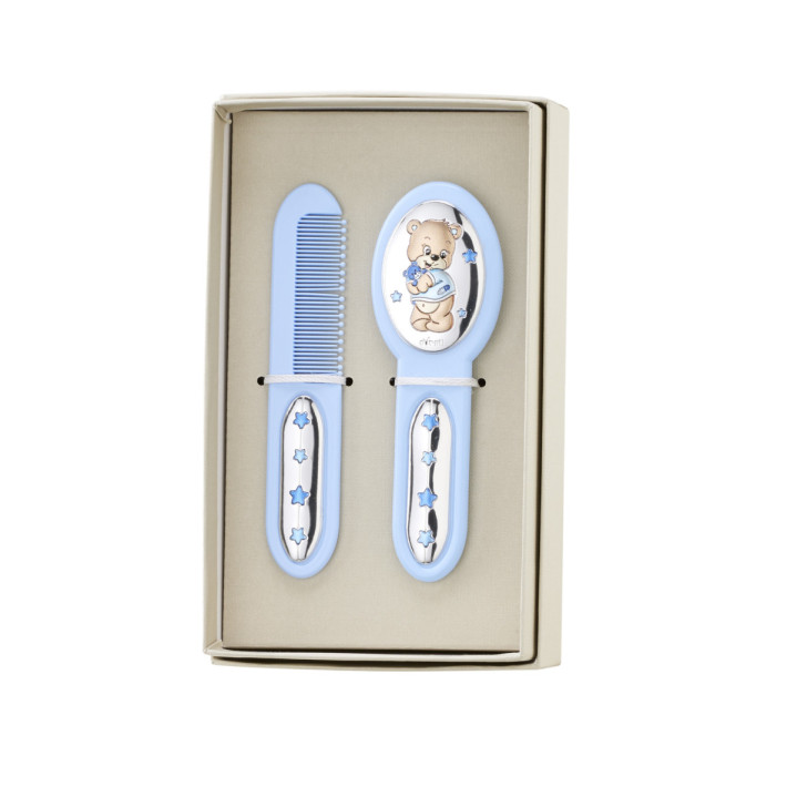 SET CEPILLO PEINE OSO ABRAZO