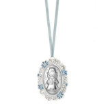 MEDALLON OVAL METALICO ANGEL LIBRO