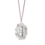 MEDALLON OVAL METALICO ANGEL LIBRO