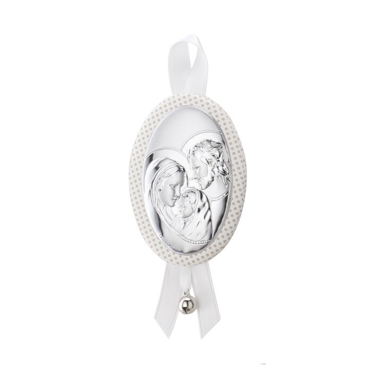 MEDALLON CUNA OVAL S.FAMILIA MUSICAL