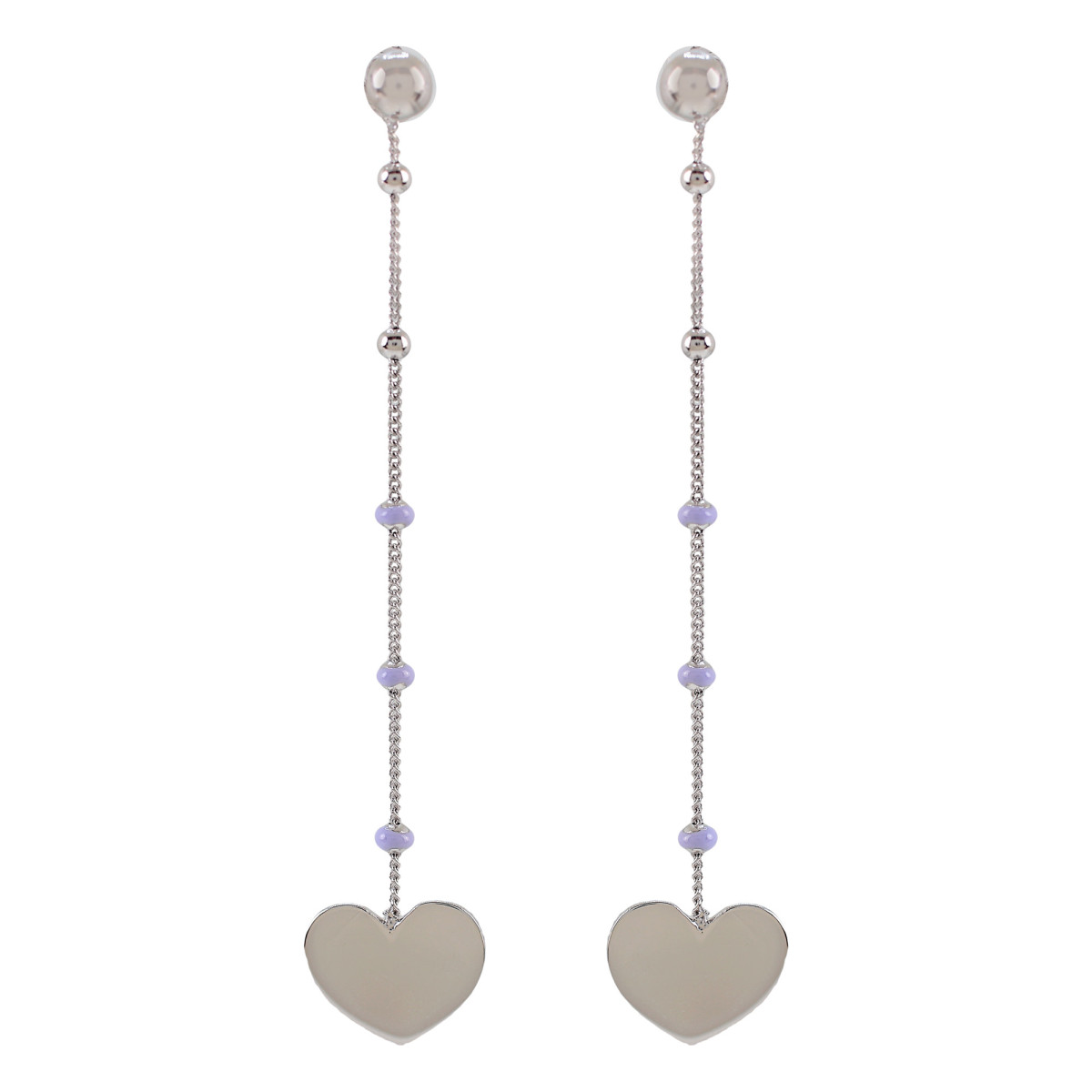 PENDIENTES PLATA 925 COLGANTES CORAZON