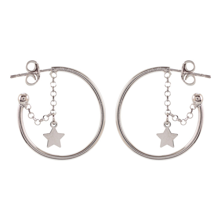 PENDIENTES ARO PLATA 925
