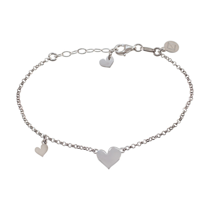 PULSERA PLATA 925 CORAZON