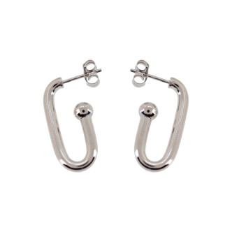 PENDIENTES ESLABONES PLATA 925