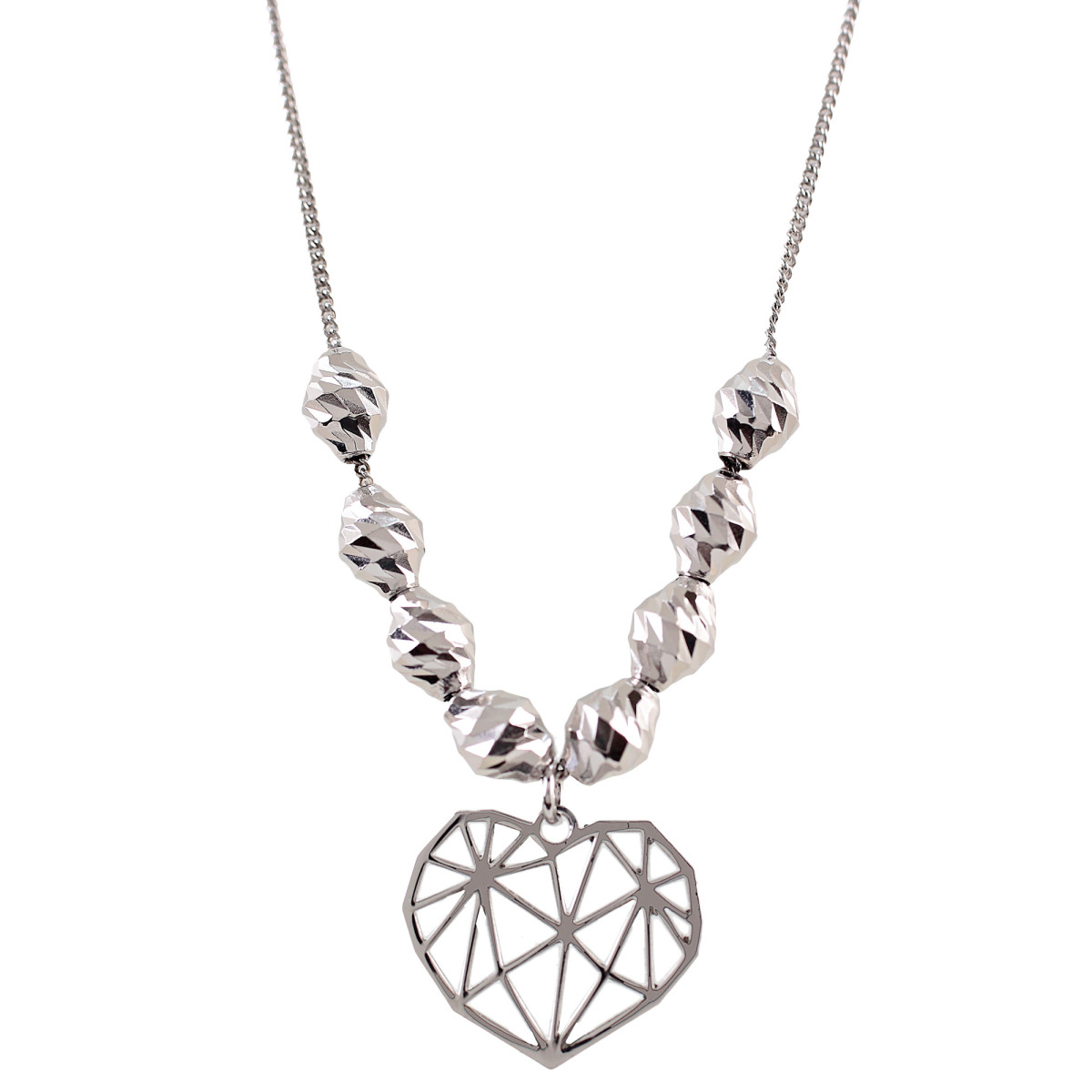 COLGANTE PLATA 925 40+5CMS CORAZON COLGANTE PLATA 925 40+5CMS CORAZON