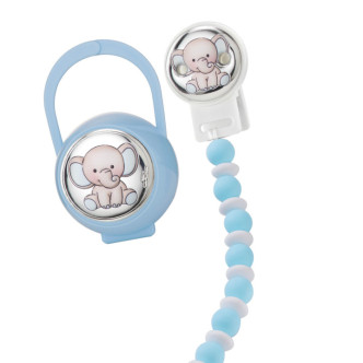 SET PINZA+P.CHUPETES ELEFANTE COLOR